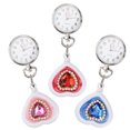 thumbnail image 2 of 3 Pcs Montre d'Infirmière en Forme de Cœur avec Strass Rétractable (Couleur Aléatoire), 2 of 8