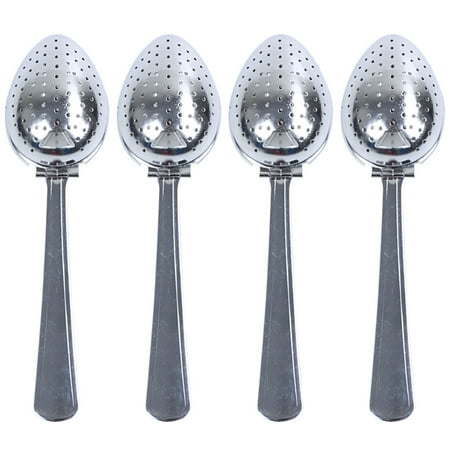 

4X Stainless Steel Tea Infuser Strainer Spoon Loose Leaf Filter Herbs Spice New!
