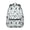 Bigfoot and Deer, variant on Bigfoot and Human Black Pattern Backpack for School, Cute School Bag with Adjustable Shoulder Straps and Padded Back, 15.3"x11"x7.1"