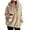 Apricot, variant on Women's Fleece Long Sleeve Pullover Hoodies with 1/4 Zip Up Sweatshirt Jumper Warm Sweaters (Brown, XL)