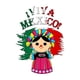 thumbnail image 2 of Playera Blusa De Viva Mexico Con Maria Lele Fiestas Patrias Independencia Color Blanco Talla Chica Marca Emil SaEs, 2 of 4