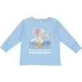 thumbnail image 3 of Inktastic My Great Aunt Loves me to the Moon and Back Elephant Family Boys or Girls Long Sleeve Toddler T-Shirt, 3 of 5