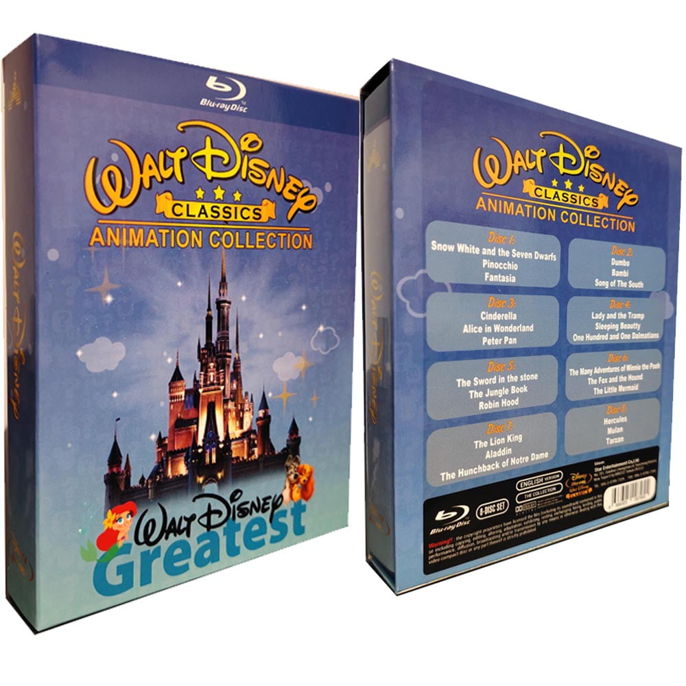 【極希少】Walt Disney Classics Collection Walt Disney Classics Animation Collection (Blu-ray) - Walmart.com