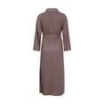 thumbnail image 3 of Richie House Bathrobe Kimono Women's Cotton Robe Long Belted Dressing Gown Lounge Night Spa RHW2824-J-L, 3 of 3