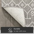 thumbnail image 5 of Well Woven Nors 7'10" x 9'10" Indoor / Outdoor Light Grey Lattice Area Rug, 5 of 10
