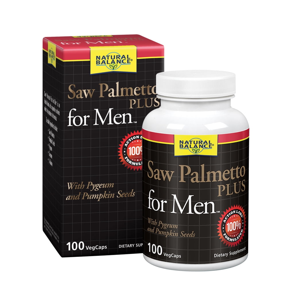 Natural Balance Saw Palmetto Plus for Mens Prostate Health Urinary