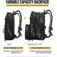 thumbnail image 3 of Flatpack Tactical Backpack Multipurpose Backpack Military Airsoft Utility MOLLE Bag Paintball, BCP, 3 of 5