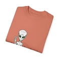 thumbnail image 3 of Graphic Heartbeat UFO Fan OVNI Extraterrestrial Women Men Novelty UFO Husband Heartbeats Dad Mom OVNI Cute Unisex Garment-Dyed T-shirt, 3 of 4