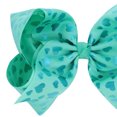 thumbnail image 3 of Bowknot Hecho a Mano de 8 Pulgadas, Horquils para El Cabello para Niñas , se describe Corazones azules Sunnimix Gran horquilla colorida del arco, 3 of 6