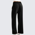 thumbnail image 4 of CaiJunJia Womens Wide Leg Sweatpants Casual Loose Pants Comfy Lounge Joggers Baggy Sweatpants Pockets, 4 of 6