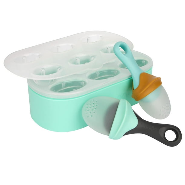 Comedero de silicona para congelador Boon con 2 comederos para bebés