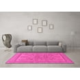 thumbnail image 3 of Ahgly Company Indoor Rectangle Abstract Pink Modern Area Rugs, 5' x 7', 3 of 4