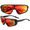 Red, variant on GRINDERPUNCH Polarized Sports Sunglasses Golf Pickleball Softball Ski Cycling Baseball Running Glasses Men Women - Blue