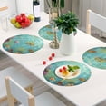 thumbnail image 6 of joogoo Fish Ocean View Pattern Round Plate Mats for Dining Table Placemat 1 Piece Holiday Decoration, 6 of 7