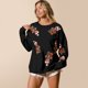 thumbnail image 3 of Sudadera con capucha y parches de purpurina, camiseta vintage, ropa de calle de manga larga ajustada estilo Harajuku, ropa de mujer, camiseta navideña, otoño e invierno 2024, 3 of 5