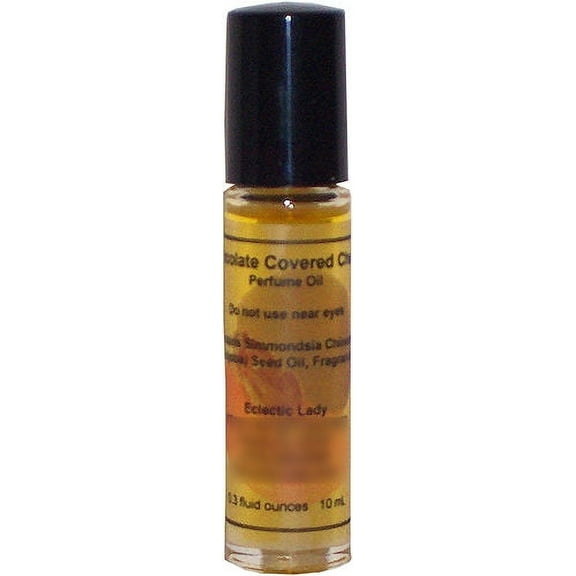 Chocolate Covered Cherry Perfume Oil, 0.3 Oz Portable Roll-On Fragrance