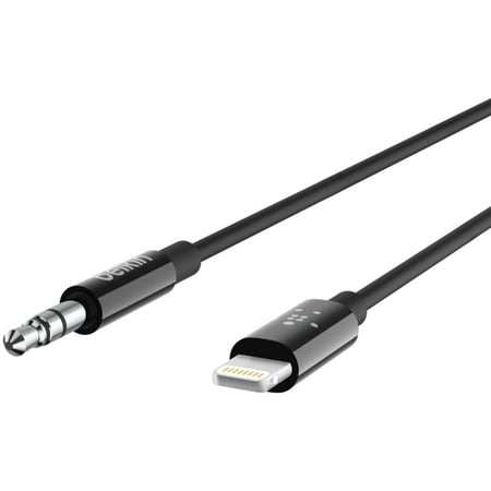 UPC 745883756612 product image for Belkin AV10172bt06-BLK 3.5mm to Lightning Audio Cable (6ft) | upcitemdb.com