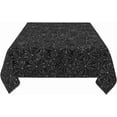 thumbnail image 3 of Halloween Square Tablecloth 52x52 Inch Halloween Spider Web Table Cloth Black Washable Fabric Table Cover for Fall Holiday Indoor Outdoor Kitchen Party Picnic Dinner Decor, 3 of 6