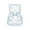 Blue, variant on 12PCS Gummy Bear Container for Valentine's Day, 2.8" Cute Bear-Shaped Transparent Jar, Suitable for Wedding Favors, Candy Store Displays, And Everyday Candy Storage