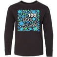 thumbnail image 3 of Inktastic 100 Days of School Stars in Blue Long Sleeve Youth T-Shirt, 3 of 5