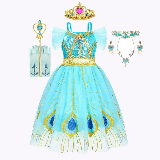 La Princesa Jasmine Traje De Jazmn De Aladdin 2019 Vestido De Jazmn De  Disney, Lmpara Mgica
