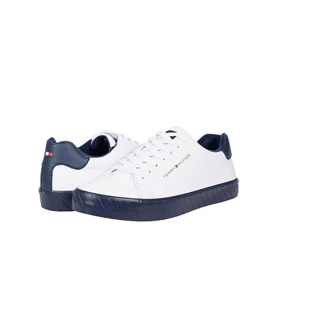 Tenis Tommy Hilfiger Rezzer White 141 Caballero Original TMREZZER Tommy  Hilfiger TMREZZER$$Blanco$$Piel$$Tommy Hilfiger$$Casual$$Urbano$$Moda