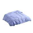 thumbnail image 1 of The Great American Store- 1800 Series Brushed Microfiber 1 PC (Twin, Solid Blue) Duvet Cover with Corner Ties and Zipper Closure - Hotel Quality, Easy to care, Wrinkle and Stain Resistant, 1 of 3