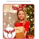 thumbnail image 5 of Christmas elk headband antler headband cute antler headband headbandRed Antlers, 5 of 5