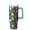 Greenish-blue, variant on 30oz Snowflakes Tumbler with Lid and Straw Leak Proof Stainless Steel Cup Christmas Holiday Gift