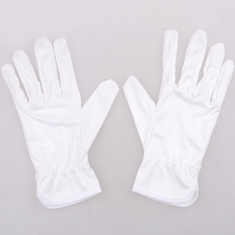 10 Pairs Microfiber Gem Jewelry Watch Care Handling Lintfree Touchscreen  Gloves