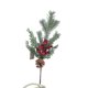 thumbnail image 5 of Pequeños artículos navideños para vacaciones, decoración de una sola piña para colgar en la pared, decoración de ventanas de hoteles, cafeterías y guarderías, 5 of 5