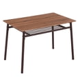 thumbnail image 3 of JOMEED 6 Pièce Cadre en Métal Cuisine Table à Manger, Chaises, & Banc, Brun, 3 of 9