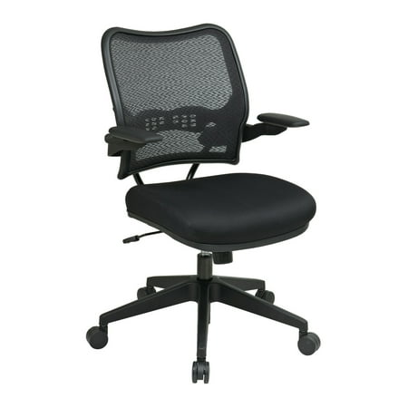 deluxe black fabric chair with product