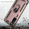 thumbnail image 2 of for Samsung Galaxy S21 FE /Fan Edition Hybrid Durable 360 Degree Rotatable Ring Stand Holder Kickstand Fit Magnetic Car Mount Cover ,Xpm Phone Case [Rose Gold], 2 of 6