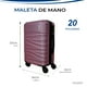thumbnail image 3 of MALETA DE MANO RIGIDA 20 PULGADAS CON RUEDAS 360 Y CANDADO TSA MARCA GRAVITA, 3 of 6