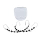 thumbnail image 3 of Decoraciones de dientes temporales con soporte de metal gancho para estudiantes con estuche con negro, 3 of 8