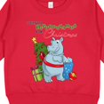 thumbnail image 3 of Inktastic I Want a Hippopotamus for Christmas Toddler Sweatshirt, 3 of 4