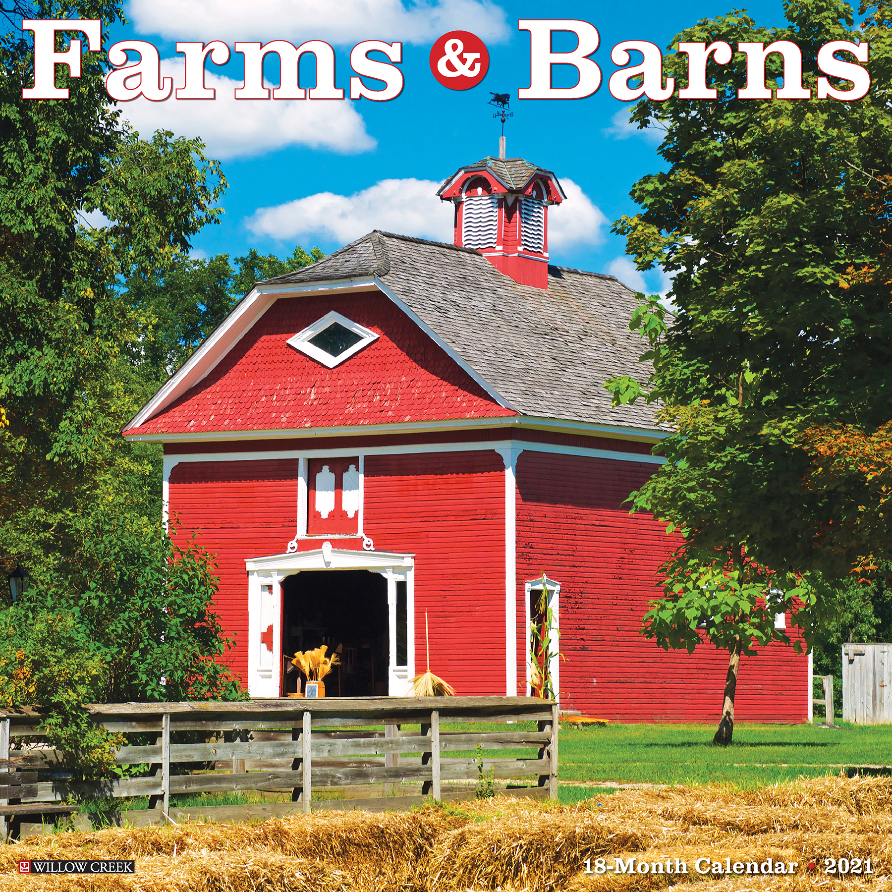 Willow Creek Press 2021 Farms and Barns Wall Calendar