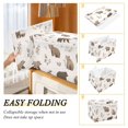 thumbnail image 2 of Yayeee Collapsible Storage Bin with Lid Fabric Closet Decorative Basket with Handles, Light Gray Bears, 2 of 7