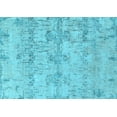 thumbnail image 1 of Ahgly Company Indoor Rectangle Solid Light Blue Modern Area Rugs, 5' x 7', 1 of 4