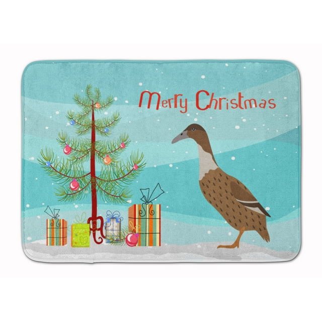 Carolines Treasures BB9228RUG Dutch Hook Bill Duck Christmas Machine Washable Memory Foam Mat