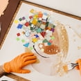 thumbnail image 2 of 1 Bag Mosaic Tiles Crystal Irregular Flat Back Tiles for Craft Project DIY Supplies, 2 of 9