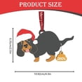 Adreap Pet Dog Christmas Ornaments Funny Dog poop Christmas Tree