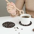 thumbnail image 6 of Bingfone Vintage Pirate Skulls Leather Drinks Coasters with Set of 6,Suitable for Home Kitchen,Coffee Cup Coasters Home Gift, 6 of 9