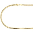 thumbnail image 2 of 10K Yellow Gold 2.90mm Super Solid Miami Cuban Link Chain Necklace 16 Inches, 2 of 7