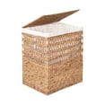 thumbnail image 7 of Seville Classics 4-Piece Sustainable Water Hyacinth Laundry Hamper and Basket Set, 7 of 7