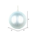 thumbnail image 2 of Vickerman 5" Frosty Mint Matte Glitter Ball Christmas Ornament, 4 pieces per bag, 2 of 2