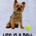 thumbnail image 2 of CafePress - Silky Terrier Life - Cute Infant Baby Football Bodysuit, 2 of 3