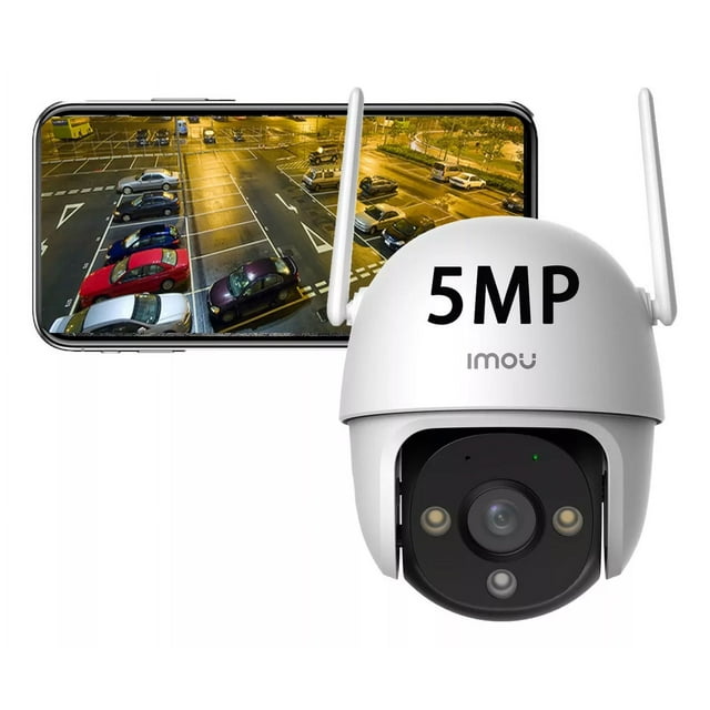Cámara De Seguridad Exterior Imou Dk7 5mp Ip Wifi Con Alarma Color Blanco