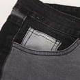 thumbnail image 5 of REALiKUN Color Block Patchwork Denim Jeans for Women High Waisted Slim Fit Stretch Comfortable Casual Trendy Street Style, 5 of 8